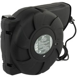 ETM Kabelbox oprolauto, 25 meter kabelhaspel Zwart