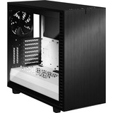 Fractal Design Define 7 Clear Tempered Glass midi tower behuizing Zwart/wit | 4x USB-A | 1x USB-C | Window