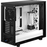 Fractal Design Define 7 Clear Tempered Glass midi tower behuizing Zwart/wit | 4x USB-A | 1x USB-C | Window