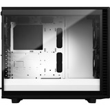 Fractal Design Define 7 Clear Tempered Glass midi tower behuizing Zwart/wit | 4x USB-A | 1x USB-C | Window