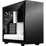 Fractal Design Define 7 Clear Tempered Glass midi tower behuizing Zwart/wit | 4x USB-A | 1x USB-C | Window