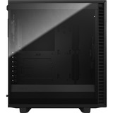 Fractal Design Define 7 Compact Light Tempered Glass midi tower behuizing Zwart | 4x USB-A | 1x USB-C | Window