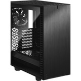 Fractal Design Define 7 Compact Light Tempered Glass midi tower behuizing Zwart | 4x USB-A | 1x USB-C | Window