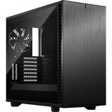 Fractal Design Define 7 Dark Tempered Glass midi tower behuizing Zwart | 4x USB-A | 1x USB-C | Window
