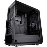 Fractal Design Meshify C Dark Tempered Glass midi tower behuizing Zwart | 2x USB-A | Window