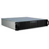 Inter-Tech 2U-20240 rack behuizing Zwart | 2x USB-A