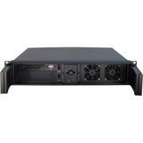 Inter-Tech 2U-2098-SK rack behuizing Zwart | 2x USB-A