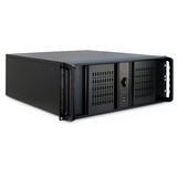 Inter-Tech 4U-4098-S rack behuizing Zwart | 2x USB-A