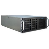 Inter-Tech 4U 4410 rack behuizing Zwart | 2x USB-A