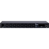 Inter-Tech Argus SW-0816 stekkerdoos Zwart