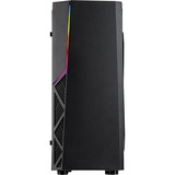 Inter-Tech B-02 RGB midi tower behuizing Zwart | 3x USB-A | RGB | Window