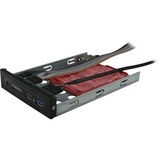 Inter-Tech IPC 2U-20255 rack behuizing Zwart | 2x USB-A