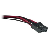 Inter-Tech IPC Fan Set 80 mm case fans Zwart, 4 stuks, 80 x 80 x 25 mm, PWM