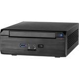 Inter-Tech ITX MW-02 II HTPC behuizing Zwart | 1x USB-A | 1x USB-C