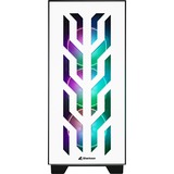 Sharkoon Elite Shark CA300T White big tower behuizing Wit | 2x USB-A | 1x USB-C | RGB | Window