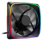 Sharkoon RGB SHARK Lights case fan Zwart, 120 x 120 x 25 mm