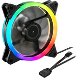 Sharkoon SHARK Blades RGB case fan Zwart, 120 x 120 x 25 mm