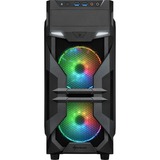 Sharkoon VG7-W RGB midi tower behuizing Zwart | 2x USB-A | RGB | Window