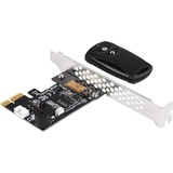 SilverStone ES02-PCIE afstandsbediening Zwart