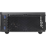 SilverStone Milo ML05B HTPC behuizing Zwart | 2x USB-A