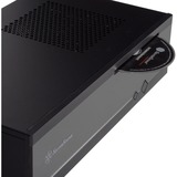 SilverStone Milo ML05B HTPC behuizing Zwart | 2x USB-A