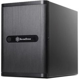 SilverStone SST-DS380B mini tower behuizing Zwart | 2x USB-A