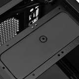 SilverStone SST-LD03B-AF midi tower behuizing Zwart | 1x USB-A | 1x USB-C | Tempered Glass