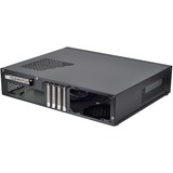 SilverStone SST-ML04B-C HTPC behuizing Zwart | 1x USB-A | 1x USB-C