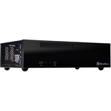 SilverStone SST-ML09B HTPC behuizing Zwart | 2x USB-A