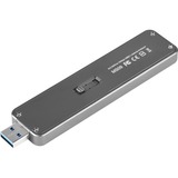 SilverStone SST-MS09C externe behuizing Donkergrijs, B-Key, USB 3.1