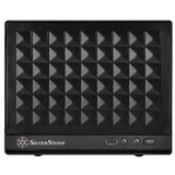 SilverStone SST-SG13B-C mini tower behuizing Zwart | 1x USB-A | 1x USB-C