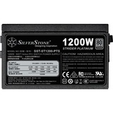 SilverStone SST-ST1200-PTS 1200W voeding  Zwart, 8x PCIe, Kabel-Management