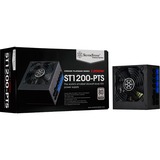 SilverStone SST-ST1200-PTS 1200W voeding  Zwart, 8x PCIe, Kabel-Management