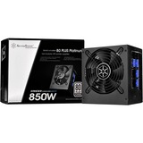 SilverStone SST-ST85F-PT, 850 Watt voeding  Zwart, 4x PCIe, Full kabelmanagement