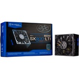 SilverStone SX800-LTI v1.2, 800W voeding  Zwart, 4x PCIe, Kabel-Management