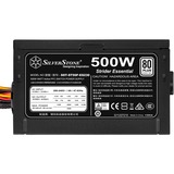 SilverStone Strider Essential ST50F-ES230, 500 Watt voeding  Zwart, 2x PCIe