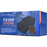 SilverStone TFX TX300, 300 Watt voeding  Zwart