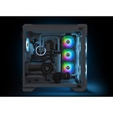 Thermaltake Pure Duo 12 ARGB Sync Radiator Fan case fan Wit/transparant, 2 stuks, 4-pins PWM fan-connector