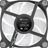 Thermaltake Pure Duo 14 ARGB Sync Radiator Fan case fan Zwart/transparant, 2 stuks, 4-pins PWM fan-connector