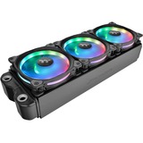 Thermaltake Riing Duo 12 RGB Radiator Fan (3-Fan Pack) case fan Zwart, 3 stuks, 4-pins PWM aansluiting