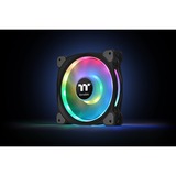 Thermaltake Riing Duo 12 RGB Radiator Fan (3-Fan Pack) case fans Zwart, 3 stuks, 120 x 120 x 25 mm, PWM