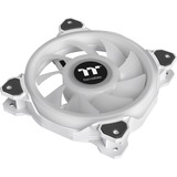 Thermaltake Riing Quad 12 RGB Radiator Fan TT Premium Edition 3 Pack case fan Wit, 3 stuks, Incl. controller