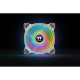 Thermaltake Riing Quad 12 RGB Radiator Fan TT Premium Edition 3 Pack case fan Wit, 3 stuks, Incl. controller