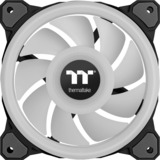 Thermaltake Riing Quad 12 RGB Radiator Fan TT Premium Edition 3 Pack case fans Zwart, 3 stuks, 120 x 120 x 25 mm, 3 stuks, Incl. controller