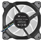 Thermaltake Riing Quad 12 RGB Radiator Fan TT Premium Edition 3 Pack case fans Zwart, 3 stuks, 120 x 120 x 25 mm, 3 stuks, Incl. controller
