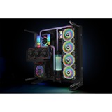 Thermaltake Riing Quad 14 RGB Radiator Fan TT Premium Edition 3 Pack case fans Wit, 3 stuks, 140 x 140 x 25 mm, 3 stuks, Incl. controller