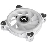 Thermaltake Riing Quad 14 RGB Radiator Fan TT Premium Edition 3 Pack case fans Wit, 3 stuks, 140 x 140 x 25 mm, 3 stuks, Incl. controller
