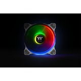 Thermaltake Riing Quad 14 RGB Radiator Fan TT Premium Edition 3 Pack case fans Wit, 3 stuks, 140 x 140 x 25 mm, 3 stuks, Incl. controller