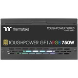 Thermaltake Toughpower GF1 ARGB modulaire 750 watt voeding  Zwart, 4x PCIe, 4x PCIe, Full kabel-management