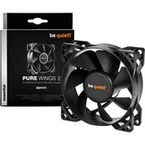 be quiet! Pure Wings 2 80mm case fan Zwart, 3-pin fan-connector